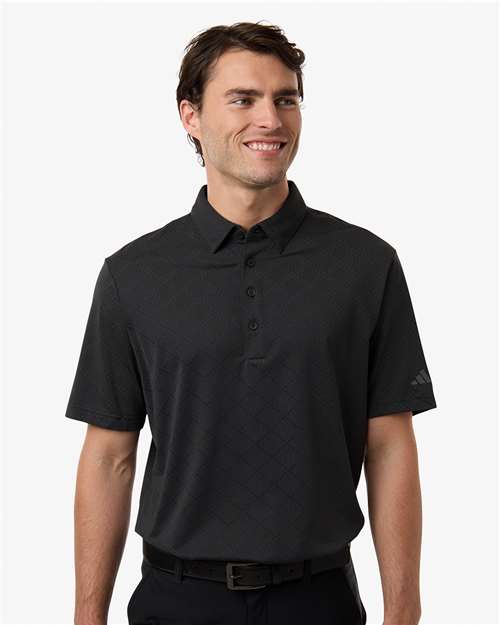 Men's Ultimate365 Jacquard Polo - Carbon/ Black