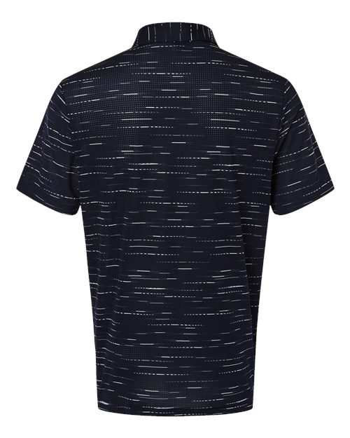 Men's Ultimate365 Mesh Glimmer Print Polo - Collegiate Navy