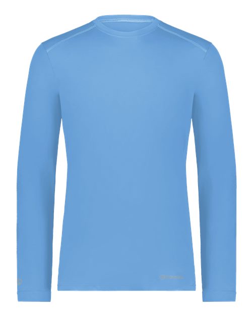 Unisex Essential Long Sleeve T-Shirt Powered By Coolcore - Columbia Blue