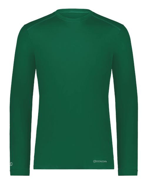 Unisex Essential Long Sleeve T-Shirt Powered By Coolcore - Dark Green