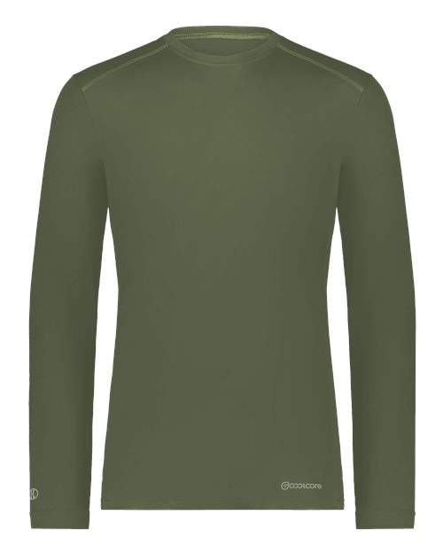 Unisex Essential Long Sleeve T-Shirt Powered By Coolcore - Olive