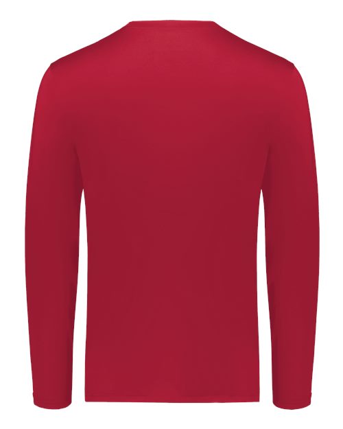 Unisex Essential Long Sleeve T-Shirt Powered By Coolcore - Scarlet