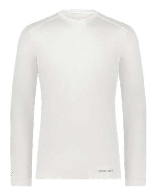 Unisex Essential Long Sleeve T-Shirt Powered By Coolcore - White