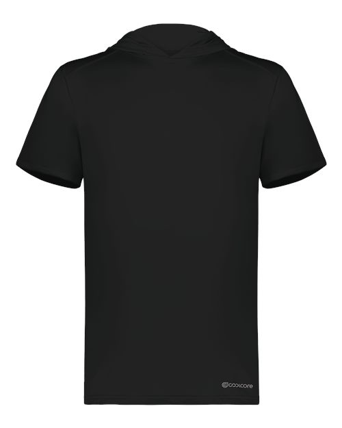 Men's Hooded T-Shirt Powered by Coolcore - Black