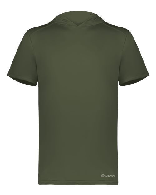 Men's Hooded T-Shirt Powered by Coolcore - Olive