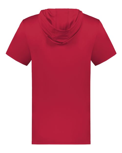 Men's Hooded T-Shirt Powered by Coolcore - Scarlet
