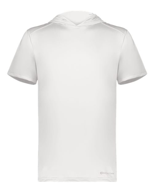 Men's Hooded T-Shirt Powered by Coolcore - White