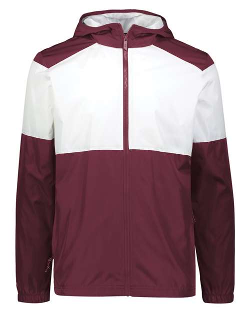 Men's SeriesX Hooded Jacket - Maroon/ White