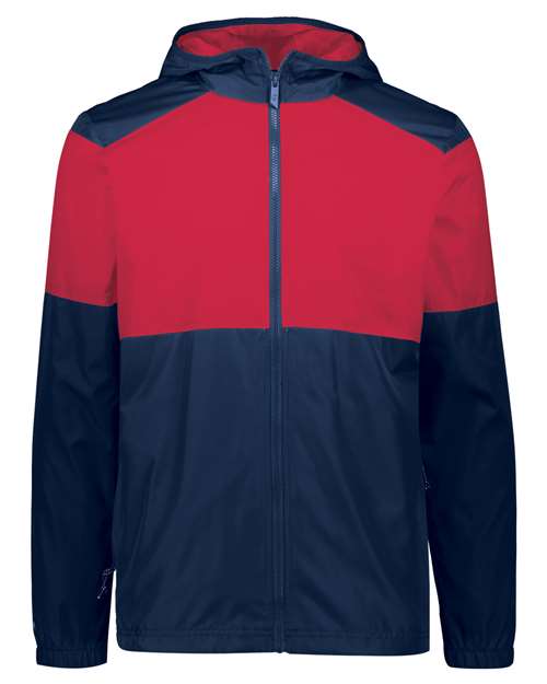 Men's SeriesX Hooded Jacket - Navy/ Scarlet