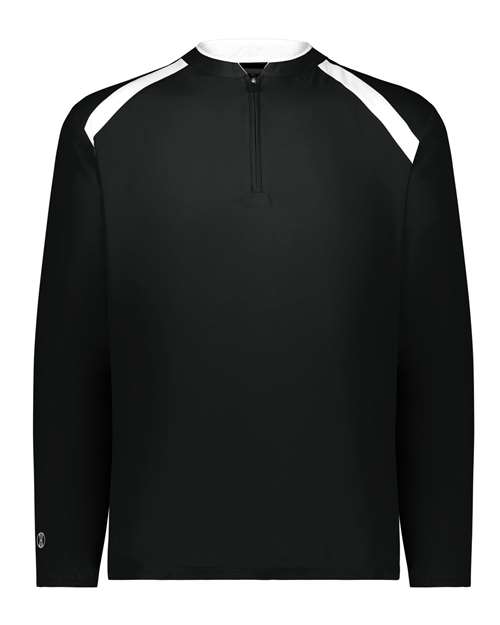Men's Clubhouse Quarter-Zip Pullover - Black/ White