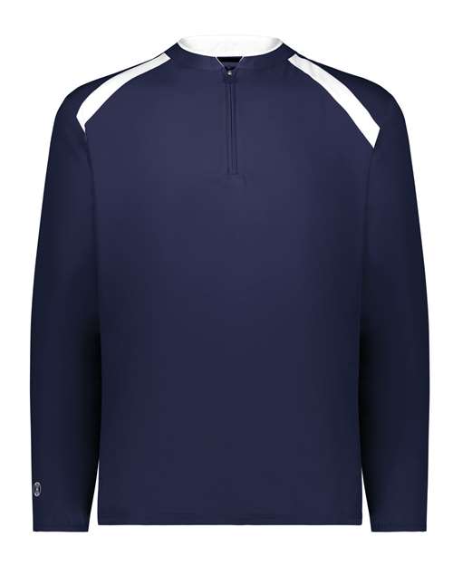 Men's Clubhouse Quarter-Zip Pullover - Navy/ White