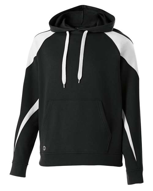 Youth Prospect Athletic Fleece Hooded Sweatshirt - Black/ White