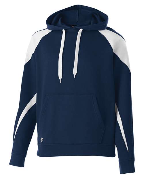 Youth Prospect Athletic Fleece Hooded Sweatshirt - Navy/ White