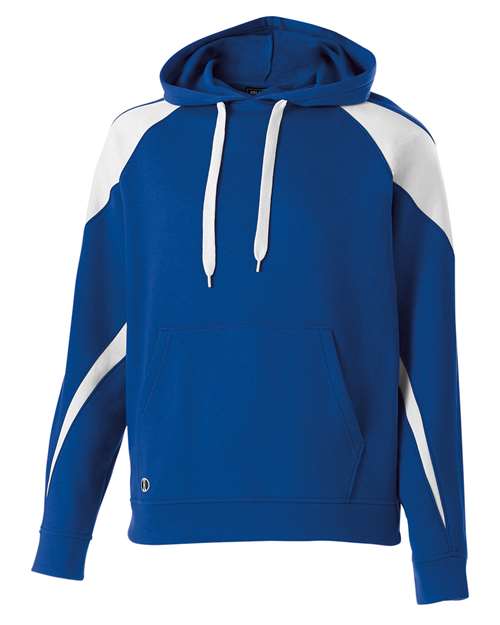 Youth Prospect Athletic Fleece Hooded Sweatshirt - Royal/ White