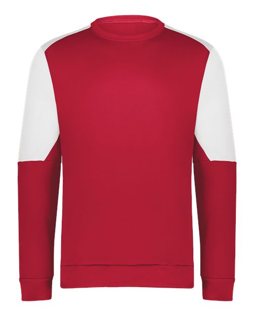 Men's Momentum Team Crewneck Sweatshirt - Scarlet/ White