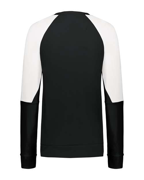 Women's Momentum Team Crewneck Sweatshirt - Black/ White