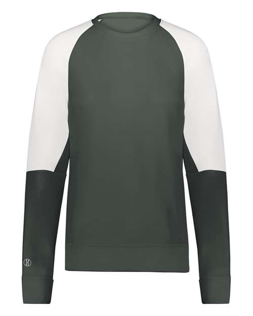 Women's Momentum Team Crewneck Sweatshirt - Iron/ White