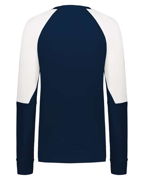 Women's Momentum Team Crewneck Sweatshirt - Navy/ White