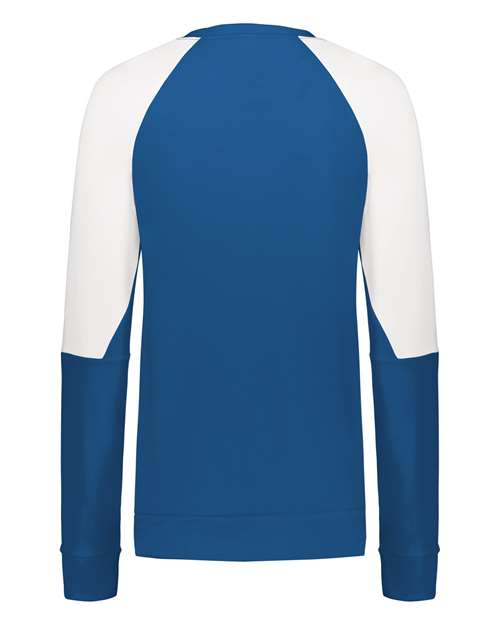Women's Momentum Team Crewneck Sweatshirt - Royal/ White