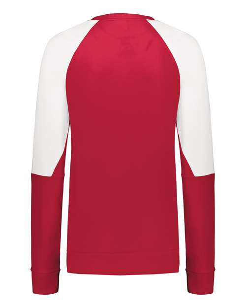 Women's Momentum Team Crewneck Sweatshirt - Scarlet/ White