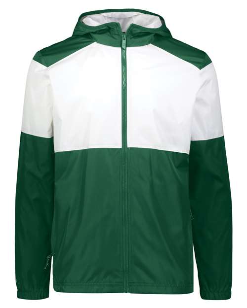 Men's SeriesX Hooded Jacket - Dark Green/ White