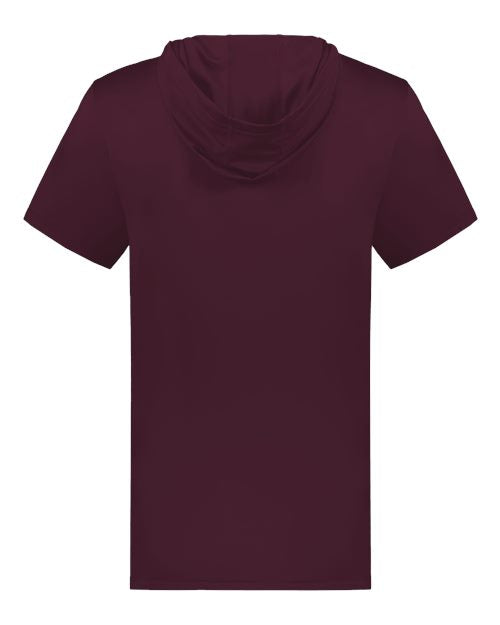 Men's Hooded T-Shirt Powered by Coolcore - HMaroon