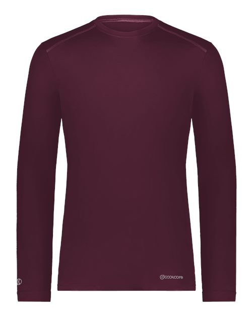 Unisex Essential Long Sleeve T-Shirt Powered By Coolcore - HMaroon