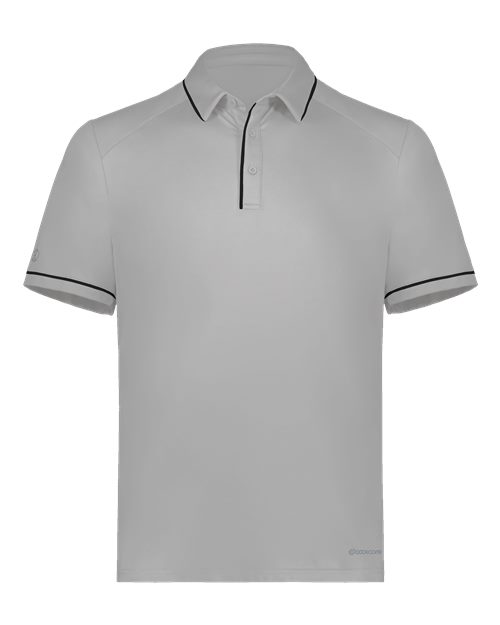Men's CoolCore® Polo - Athletic Grey/ Black