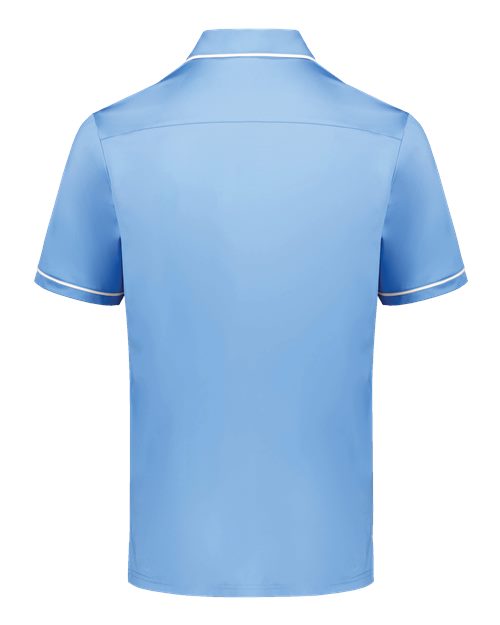 Men's CoolCore® Polo - Columbia Blue/ White