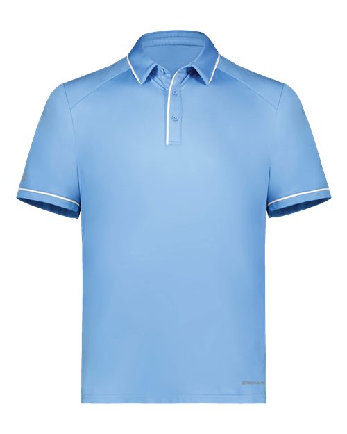 Men's CoolCore® Polo - Columbia Blue/ White