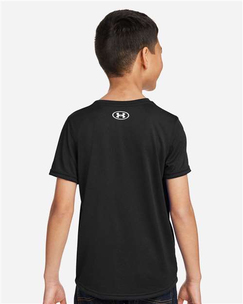 Youth Tech™ Team T-Shirt - Black/ White