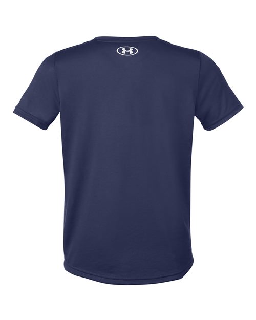 Youth Tech™ Team T-Shirt - Midnight Navy/ White