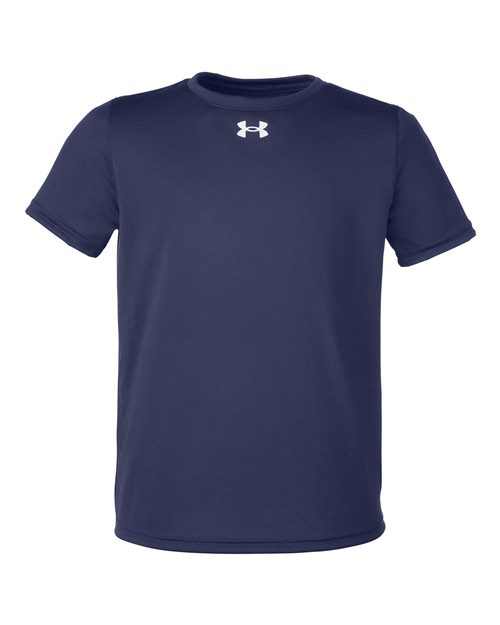 Youth Tech™ Team T-Shirt - Midnight Navy/ White