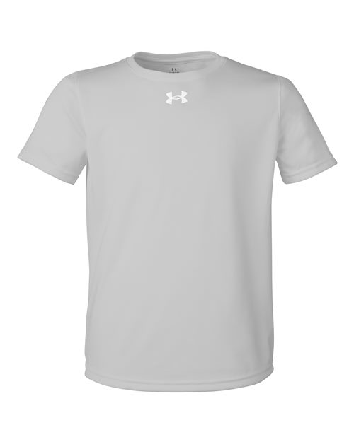 Youth Tech™ Team T-Shirt - Mod Grey Light Heather/ White