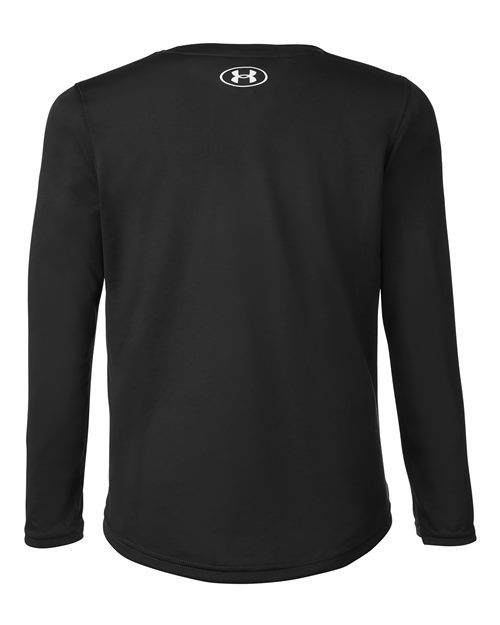 Youth Tech™ Team Long Sleeve T-Shirt - Black/ White
