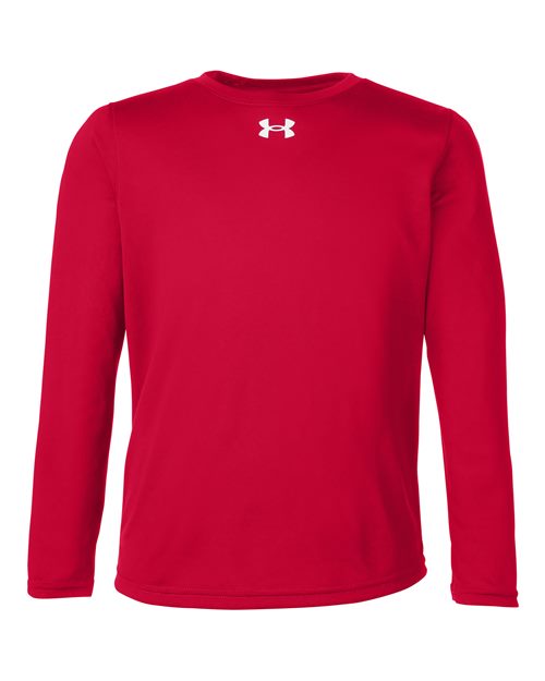 Youth Tech™ Team Long Sleeve T-Shirt - Red/ White