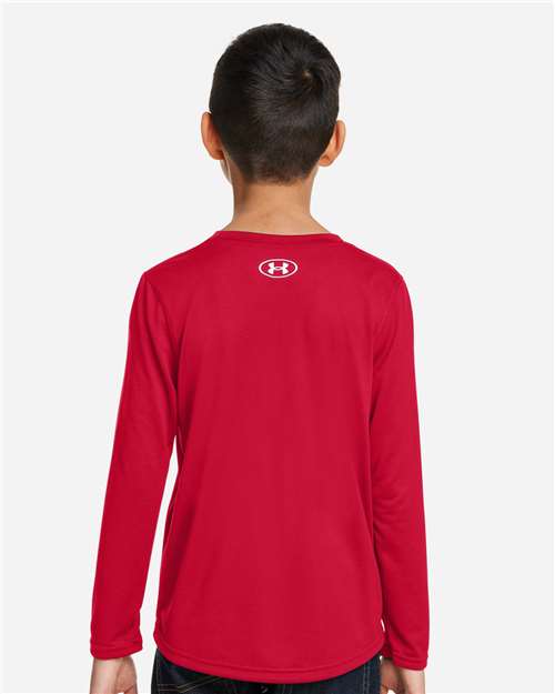 Youth Tech™ Team Long Sleeve T-Shirt - Red/ White