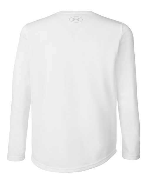 Youth Tech™ Team Long Sleeve T-Shirt - White/ Mod Grey