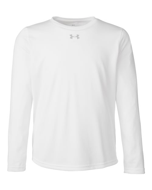 Youth Tech™ Team Long Sleeve T-Shirt - White/ Mod Grey