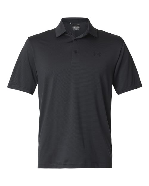 Men's Playoff 3.0 Stripe Polo - Black/ Pitch Grey