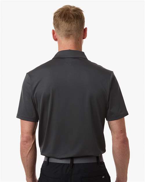 Men's Playoff 3.0 Stripe Polo - Black/ Pitch Grey