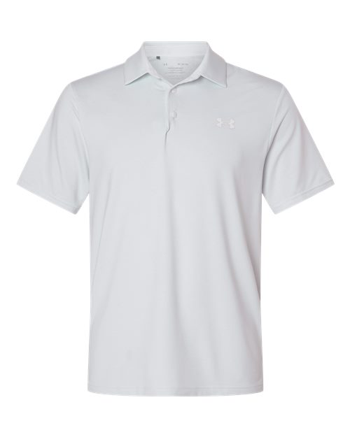 Men's Playoff 3.0 Stripe Polo - White/ Halo Grey