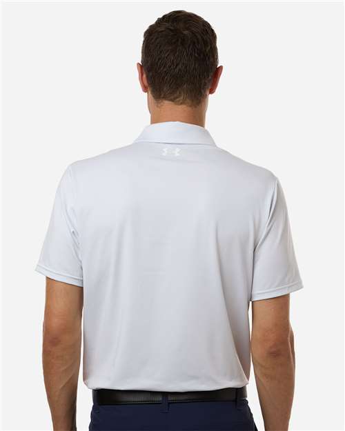 Men's Playoff 3.0 Stripe Polo - White/ Halo Grey