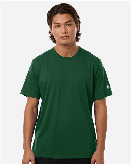 Men's Athletic 2.0 T-Shirt - Forest Green/ White