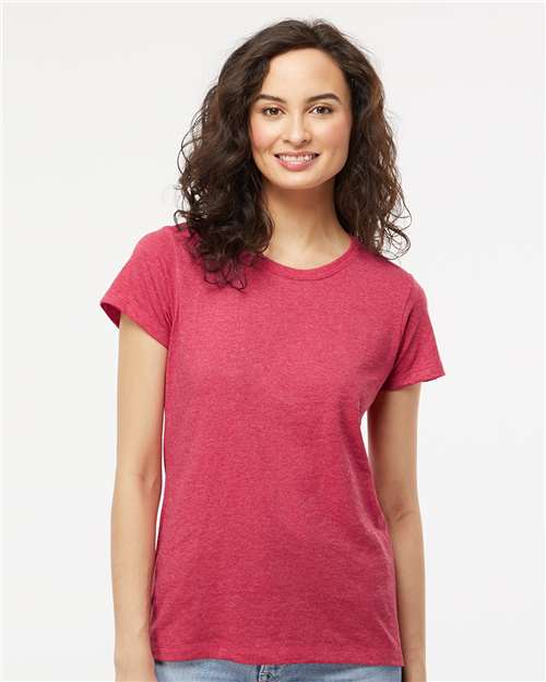 Women's Gold Soft Touch T-Shirt - Heather Pink