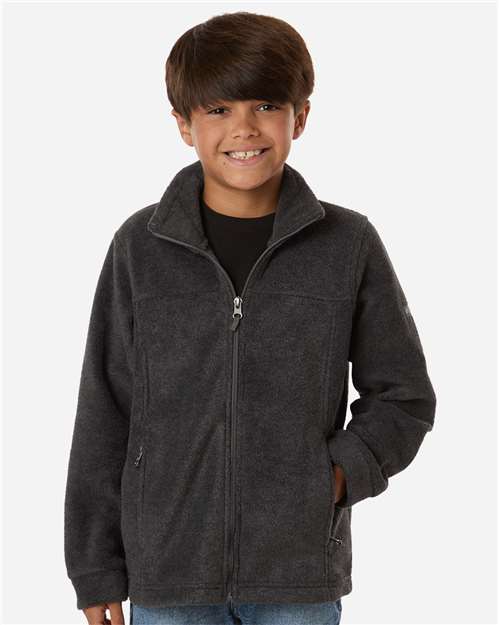 Youth Steens Mountain™ II Fleece Full-Zip Jacket - Charcoal Heather