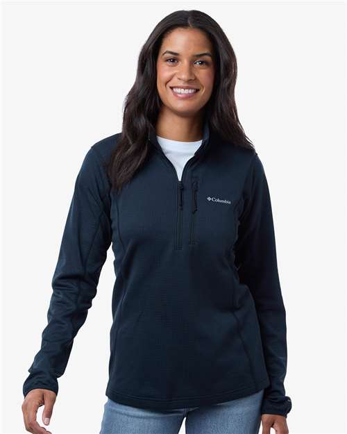 Women's Essential Hike™ Grid Fleece Half-Zip Pullover - Collegiate Navy