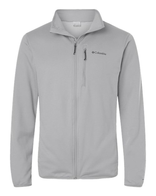 Men's Essential Hike™ Grid Fleece Full-Zip - Columbia Grey