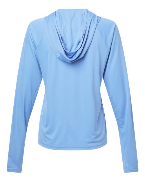 Women's PFG Tidal Tee™ Hooded Long Sleeve - White Cap/ White