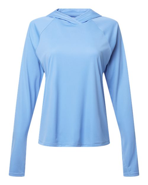 Women's PFG Tidal Tee™ Hooded Long Sleeve - White Cap/ White